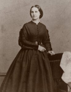 c 1850s photograph of Eliza Leggett